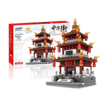 Star Fort (XINGBAO) Building Group Mini Chunghwa Street compatible Lego Childrens building block assembly model Puzzle Puzzle