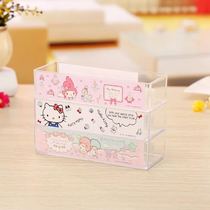 Japan Kitty Melody Gemini desktop storage box Jewelry box Sundries storage box