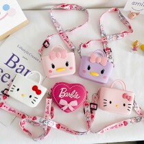 Childrens handbag baby shoulder bag cute girl Cross bag boy coin purse beauty princess cat satchel bag