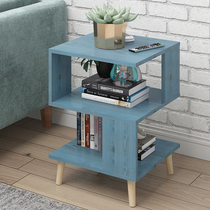Simple modern Nordic coffee table living room Creative Square small dining table economic sofa table bedside cabinet tea table