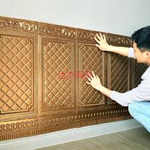 Cozy decoration Bedroom wall Skirt Collision Avoidance Foam Brick Wall Paper Gum Pure Color Wood Grain Balcony wall Wall Hotel Arrangement