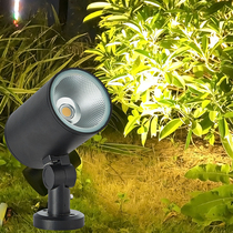 Tree light landscape spotlight cob spotlight outdoor waterproof plug-in lamp garden garden led plug-in lamp projection lamp