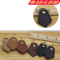  European-style pointed corner PU leather buckle bag with pendant accessories needlework sewing handmade diy bag with accessories 51 accessories