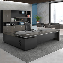 Minimalist modern owner table desk chair portfolio manager desk president table office furniture large class table