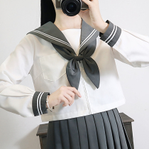 Japanese JK uniform basic model college style orthodox student class middle suit Gray two sailor suit two-piece suit