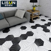 Ray hexagonal brick 200x230 balcony floor tile kitchen wall tile toilet tile Nordic style characteristic brick