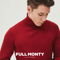 (2021 New) wine red turtleneck pullover sweater mens cardigan with base shirt solid color thread clothing autumn and winter