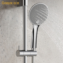 Jiade ABS three-function hand-held shower shower shower single head shower head nozzle button switch