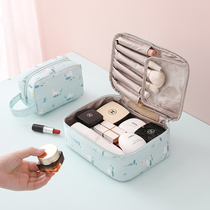 Cosmetic bag female ins wind portable large-capacity cosmetic brush storage bag small 2020 new super fire wash bag