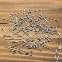 Stainless steel bead pin nine-character hand-beaded earrings ball needle diy jewelry accessories sewing fixed tassel needle
