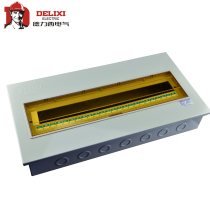 Delixi PZ30-24 concealed lighting box distribution box distribution box single row 24 Circuit strong power