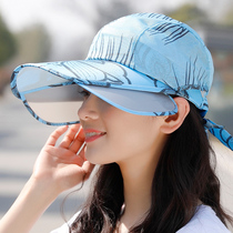 Cap children Summer sun hat Han version 100 hitch anti-UV sun cap slim cover empty top speed dry mesh hat