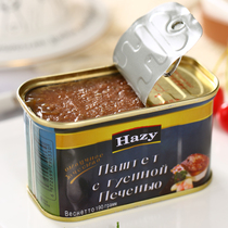 Canned foie gras Russian style European cuisine local specialty snacks Western food condiments Bread sauce side dishes