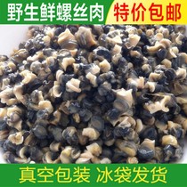 Field snail meat fresh farmers now catch wild screw meat snail meat hand-picked vacuum packaging 1kg