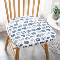 Cushion chair cushion thickened cartoon chair cushion student Four Seasons butt cushion sponge dining chair cushion office sedentary seat cushion