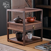 Walnut solid wood Puer tea cake storage box storage box storage box tea box tea tray Chinese tea rack