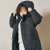 Conqueror boys down jacket with long cashew collection and cap 20 Winter new fairydress down jacket 8-12-15 years old