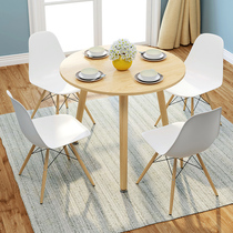 Dining table Home Nordic small apartment modern simple casual dining table multifunctional dining table Round Square ins