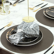 Dream lover placemats waterproof and oil-proof table mats heat insulation mats Puppi Western food tray mats European-style cutlery plates bowl mats