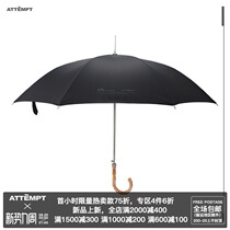  ATTEMPT AW20 Handmade Bamboo Handle Retro Gentleman Straight Umbrella