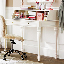 American country solid wood desk bookshelf combination childrens small desk writing desk simple home computer desk