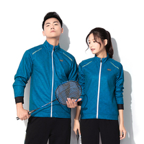 New long sleeve badminton suit men and women autumn and winter sports appearance clothes custom printing table tennis jacket jacket