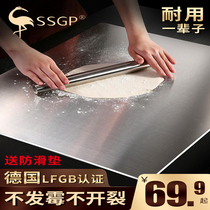 304 stainless steel panel home and panel kitchen solid wood with plate cutting cutting board kneading panel case board rolling large number
