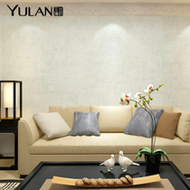 Yulan simple modern seamless wall cloth Plain embossed wall cloth Living room background wall Bedroom decoration warm and romantic