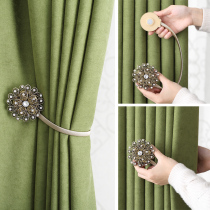 Curtains magnet buckle strap creative curtain rope bondage rope Korean curtain clip-free adhesive hook curtain tie decoration