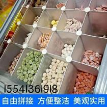 Refrigerator ice cream Classified separator Internal partition Stratified Kitchen Cabinet Spacer Frozen Food Basket storage rack Fish pills