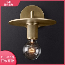 American minimalist post-modern decorative wall lamp Nordic fashion living room bedroom bedside aisle bathroom mirror front wall lamp