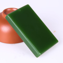 Xinjiang Hetian Jasper safe brand female pendant jade necklace pendant Russian Old Pit full green jade