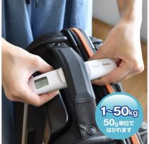 Japan Dretec dolico portable luggage called portable electronic scale high precision mini spring scale 50KG