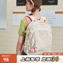 Neikidnis Shoulder Bag Female High School Student Simple Bookbag Lightweight Computer Pack Travel Pack