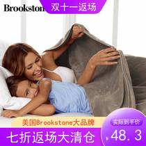 BrookstoneNAP spring and autumn blanket coral blanket single double warm air conditioning nap blanket cover blanket