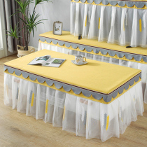 Tea table cloth cover cloth cover cloth art lace Nordic rectangular TV cabinet cover cloth net red living room tea table cloth full bag