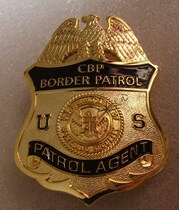 US Metal Badge US Department of Homeland Security Customs and Border Protection CBP Prop COS Badge