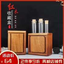 Baby Fetal Hair Souvenir Diy Self made Fetal Hair Preservation Bottle Milky Navel With Boy Girl Red Wood Collection Box