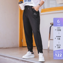 MSShe big code womens dress 2022 new spring dress fat mm casual drawing rope oak waist embroidered bunches with long pants