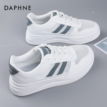 Daphne thick bottom small white shoes woman 2022 new womens shoes spring summer thin net face breathable shoes womens board shoes women