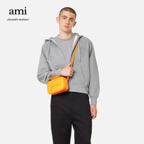 AMI unisex 22 new Fall Winter love cotton casual zipper hooded heavyweight sweatshirt