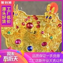 Taoist Buddhist Religious Buddhism supplies Taiwan Buddha statues with new Willow Gold Medal 24k gold Buddha birthday