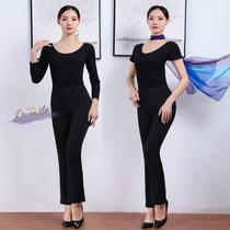 Dance practice suit female classical dance adult body manners mentor dress elegant ritual and celebrity walking suit