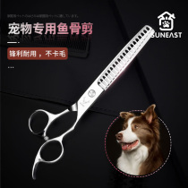 Pet Scissors Professional Beauty Scissors Dental Cut thin cut wool scissors Fish bone Cut Fur Cut Dog Beauty Tool
