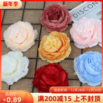 Peony flower head hydrangea rose wedding simulation Flower Wedding Hall decoration flower arrangement flower arrangement flower arrangement flower flower delivery flower pole