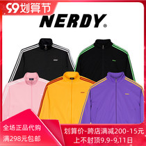 Spot NERDY Cai Xukun Wu Xin Liu Qianyu classic loose sports suit zipper cardigan jacket jacket