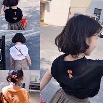Girls Korean version of loose cotton vest summer clothes New Baby sleeveless T-shirt small children Foreign style casual coat tide