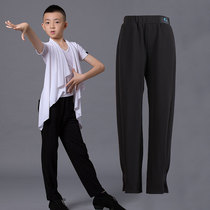 Boy Latin dance long pants with high and thin new few children teen national standard ballroom dance practice martial practice