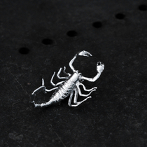 Scorpio scorpion sterling silver brooch pendant 99-foot silver high-grade Pin Pin Joker commuter temperament gift original