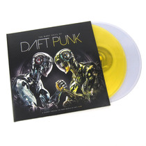 Spot dumb punk DAFT PUNK The Many Faces ... yellow gum grey adhesive 2LP black adhesive record